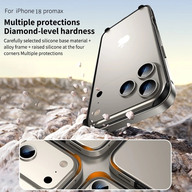 Hybride siliconen frame en alu - Metal Bumper Aluminum Frame Case recensie en prijs