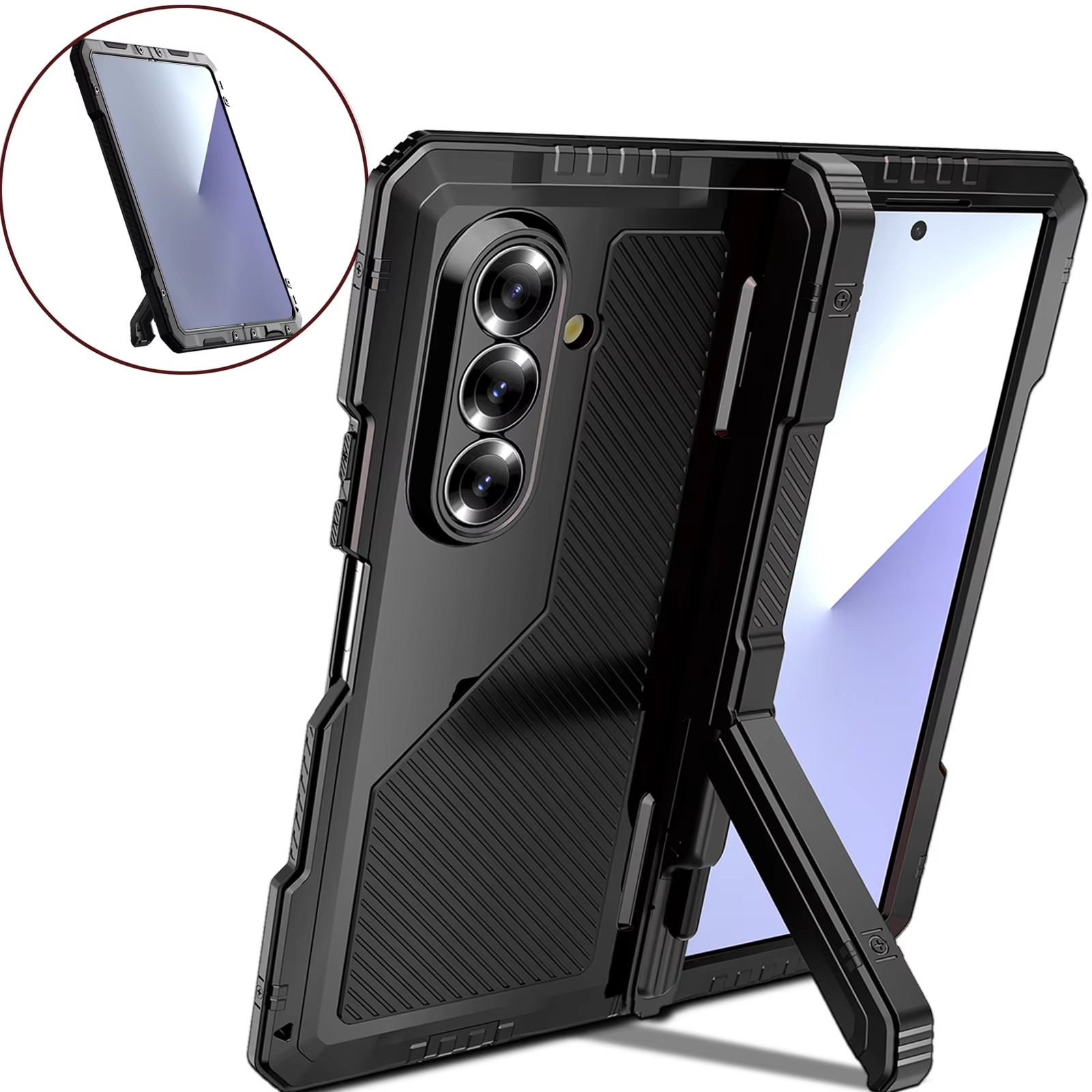 Voor Saumsung Z Fold 7 6 5 4 M - Heavy Duty 360 Full Body Protective Case recensie en prijs